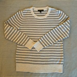 Banana Republic Factory Striped Cotton Sweater, Size S